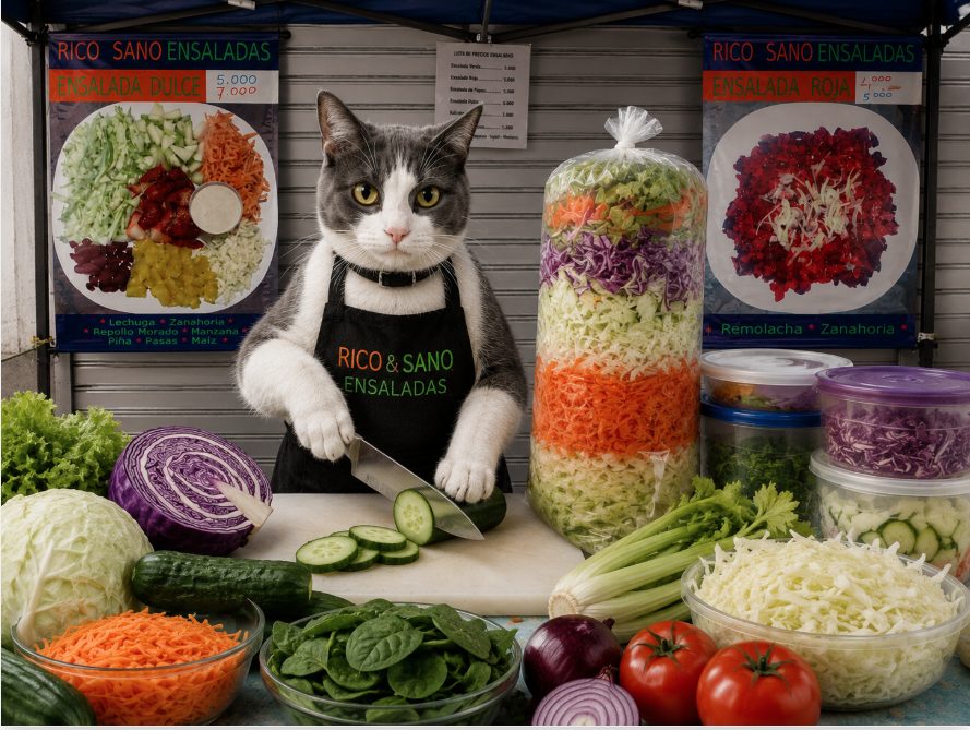 Presentación de RICO & SANO ENSALADAS